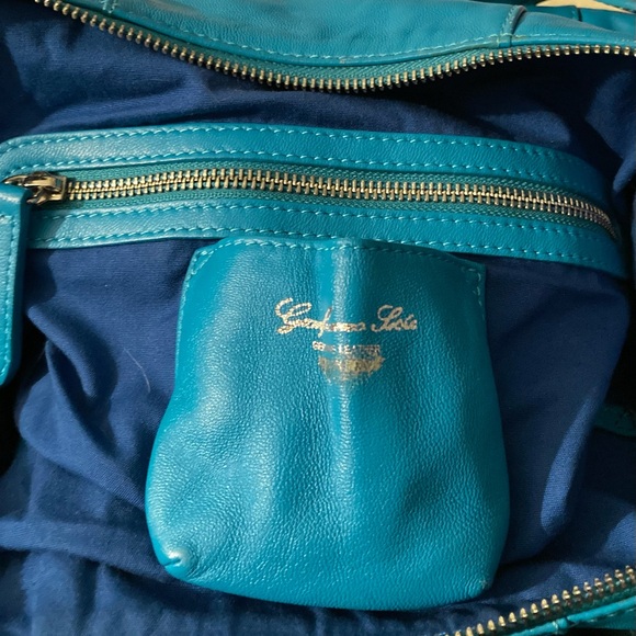 Gianfranco Sisti Butter Soft Italian Leather Large Hobo Bag Studded Accent - Picture 5 of 7